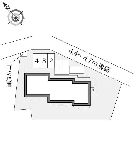 ★手数料０円★横浜市鶴見区矢向　月極駐車場（LP）